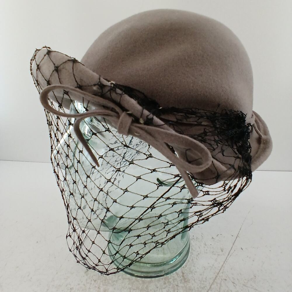 Vintage Women’s Cloche Hats Lot of 3 Felt Wool 1920s 1930s Style - Picture 6 of 16